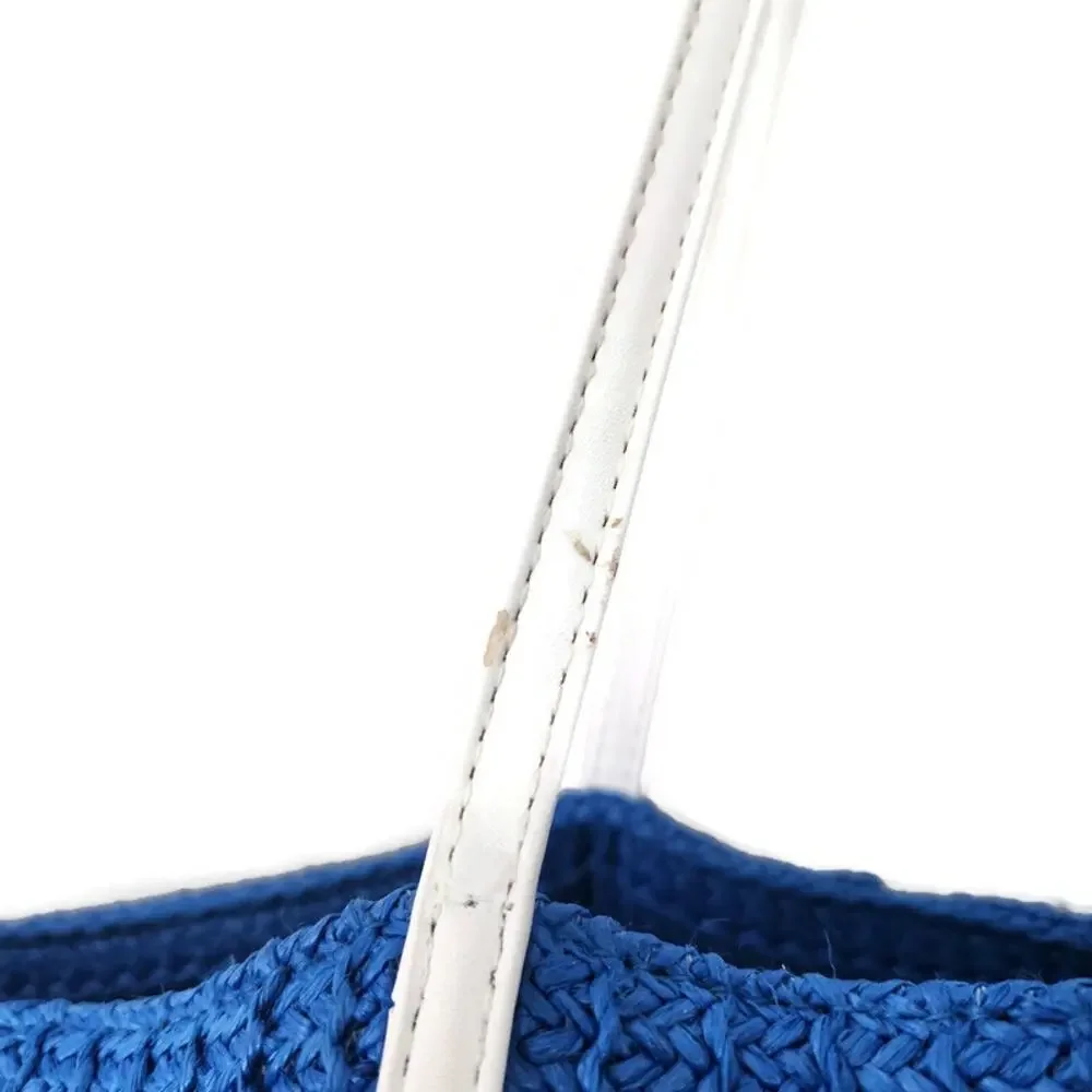 Vera Bradley Blue Bayou Dragonfly Coated Crochet Large Tote